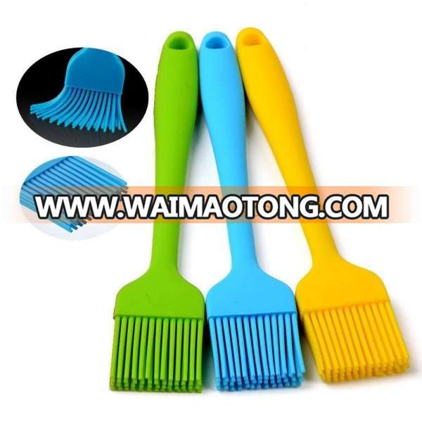 Amazon Top Selling Silicone BBQ Brush, Grill Brush, Basting Brush with Stainless Steel Core