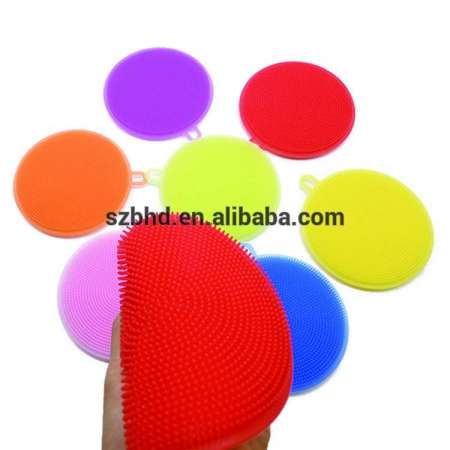 Environmental kitchen cleaning brushes silicone washing brush, kitchen silicone dish brush